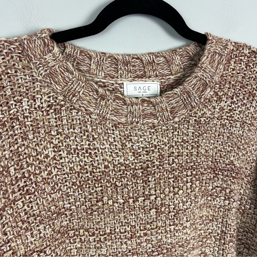 Sage The Label Cable Knit Sweater Size M - Picture 2 of 7